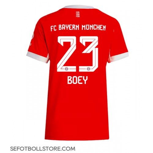 Bayern Munich Sacha Boey #23 Replika Hemmatröja Dam 2025-26 Kortärmad
